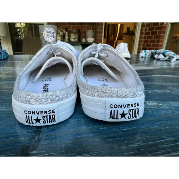 Sparkly Gold Metallic, size 10 womens CONVERSE Chuck Taylor All Star - Picture 5 of 9